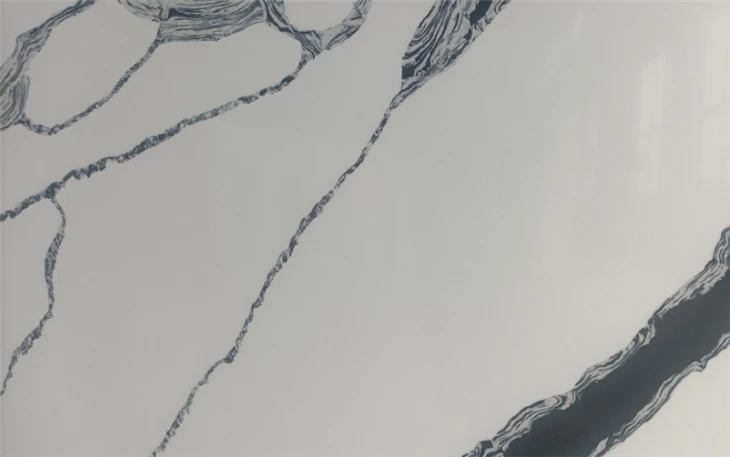Calacatta Black & White Cat Quartz factory